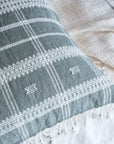 **FLAWED** Bhujodi Pillow Cover | Blue