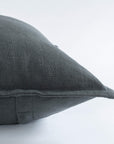 ** ARTISAN VARIATION ** Gávea Solid Color Pillow Cover | Charcoal Gray