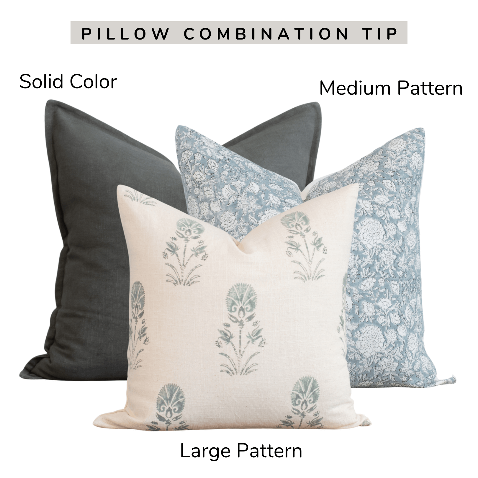 **FLAWED** Gávea Solid Color Pillow Cover | Charcoal Gray