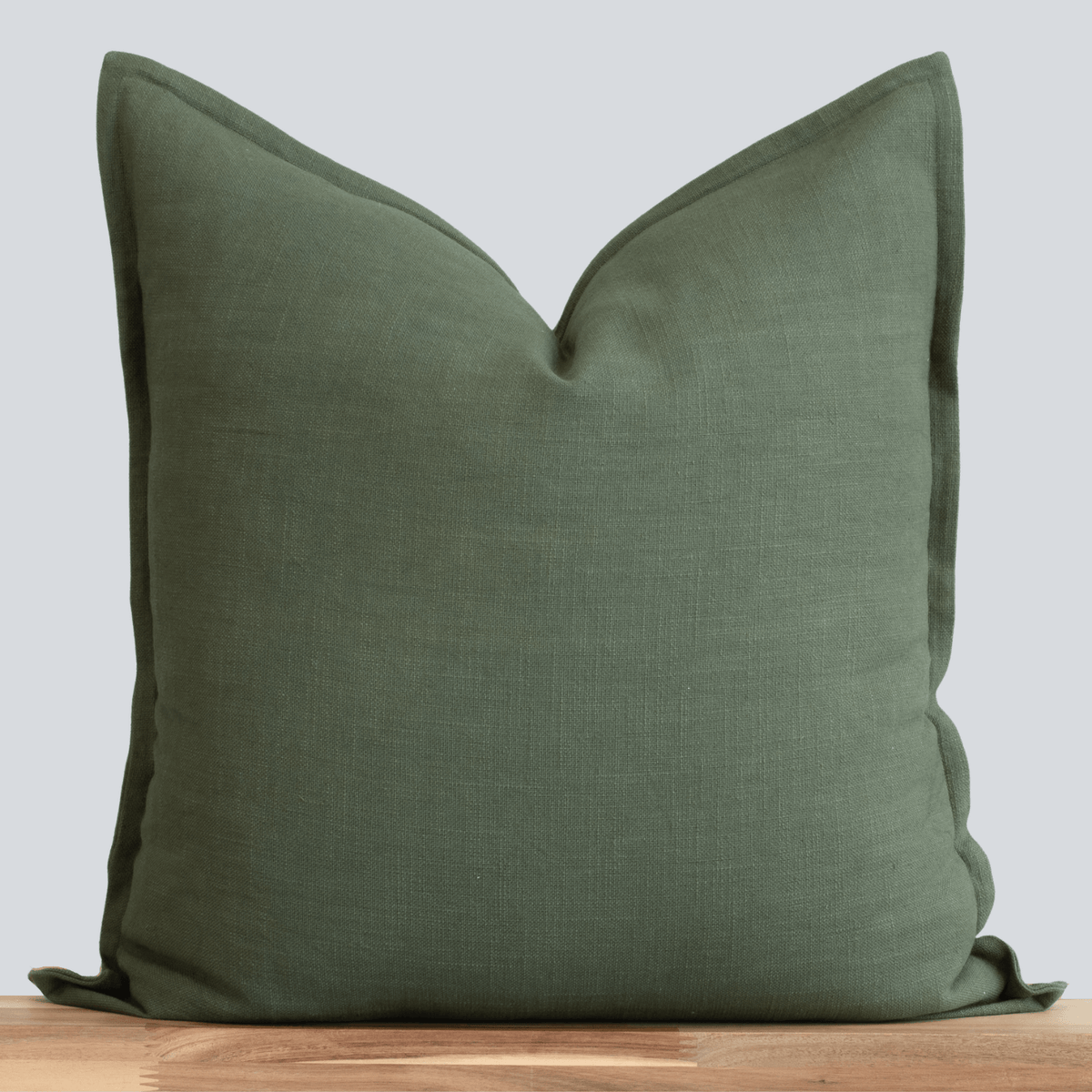 Gavea Solid Color Pillow Cover Forest Green Apartment No.3