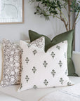 ** ARTISAN VARIATION ** Gávea Solid Color Pillow Cover | Forest Green