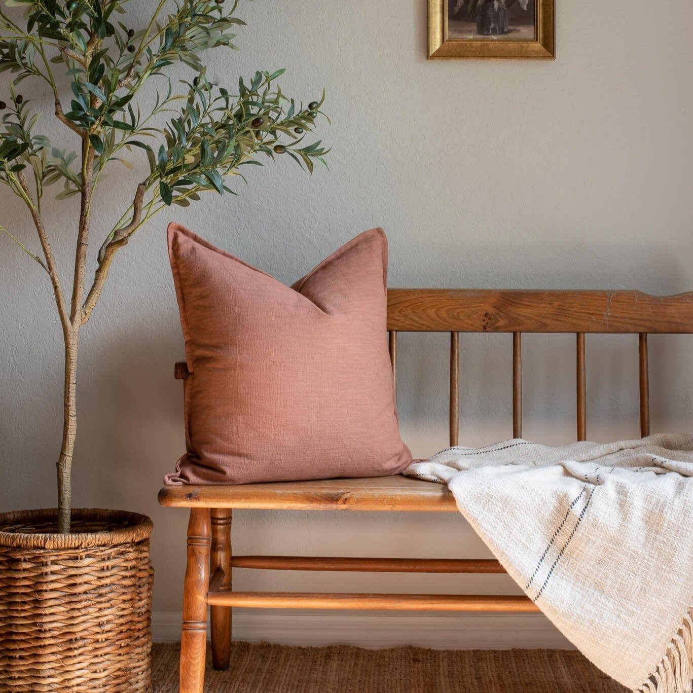 **FLAWED** Gávea Solid Color Pillow Cover | Terracotta