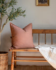 ** ARTISAN VARIATION ** Gávea Solid Color Pillow Cover | Terracotta