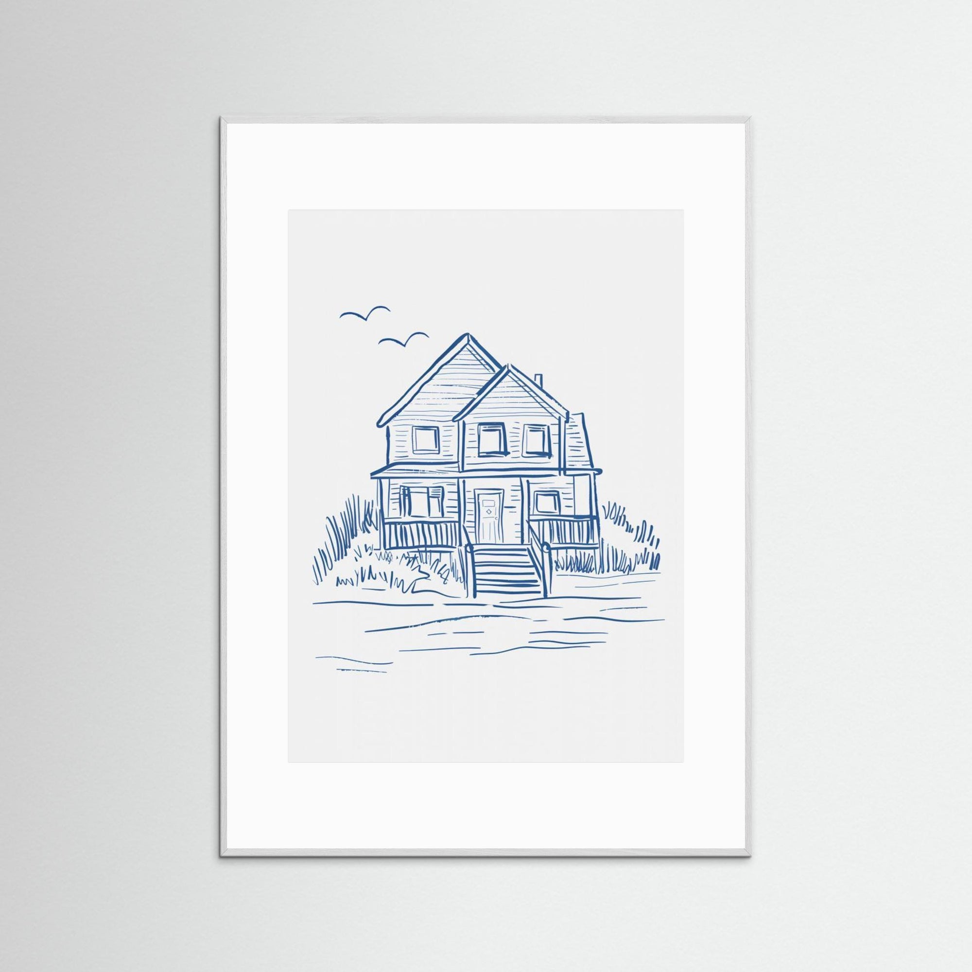 Nantucket Beachhouse by Jolly And Dash White Wood White