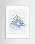 Nantucket Beachhouse by Jolly And Dash White Wood White