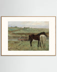 Timeless Equestrian Landscape Fine Art Print Oak Nature Freja