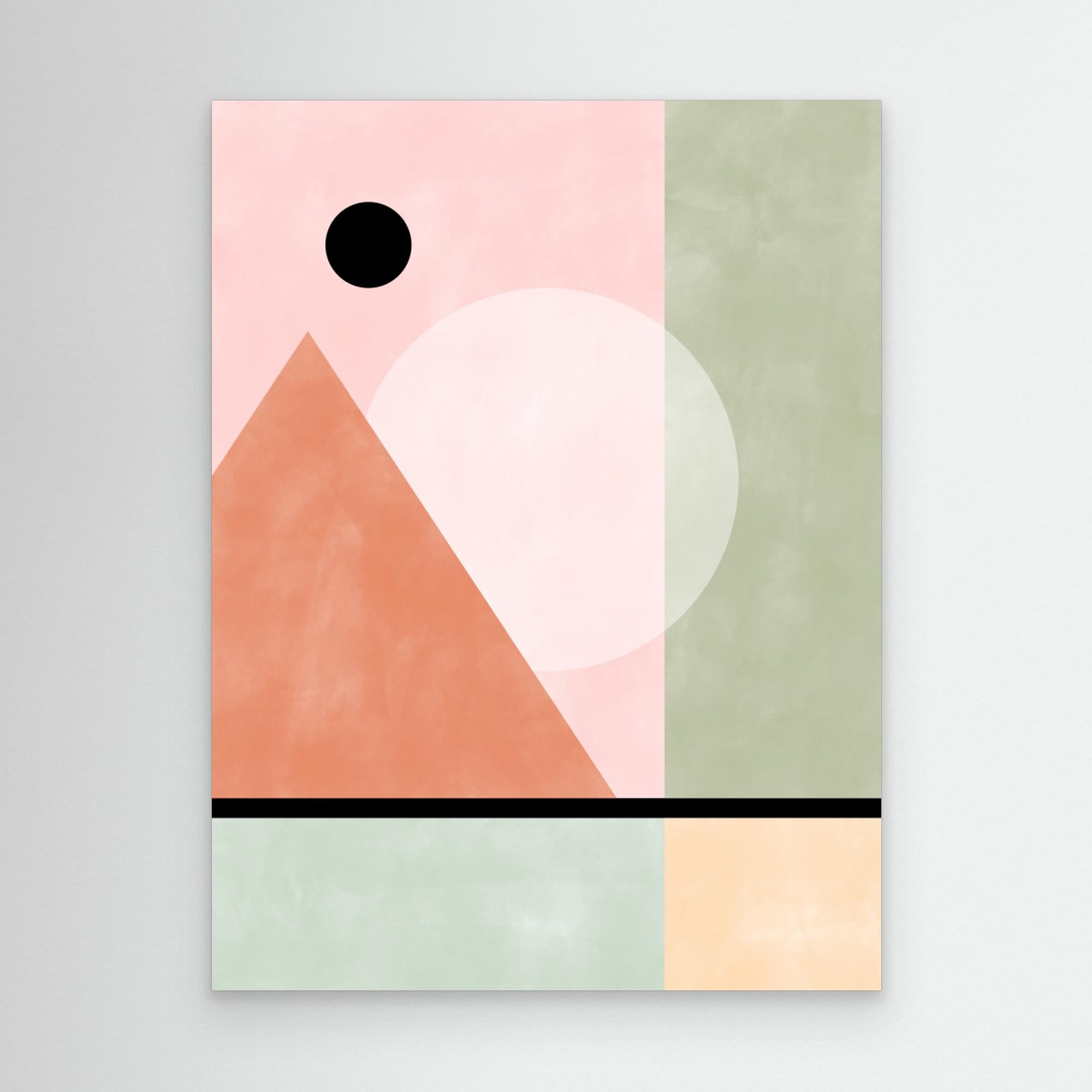 3x4 Aspectratio Pinkgreen27 by Elena Ristova No Frame