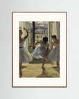 Three Dancers in an Exercise Hall by Edgas Degas Oak Dark Freja