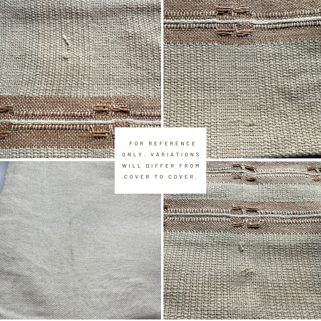 ** ARTISAN VARIATION ** Pampa Handwoven Pillow Cover