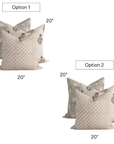 Needham Pillow Combination | Set of Three Pillow Covers