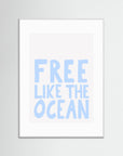 Free like the ocean by Athene Fritsch White Wood White