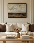 Neutral Landscape Canvas Wall Art | Serene Minimal Landscape for Modern Home Decor