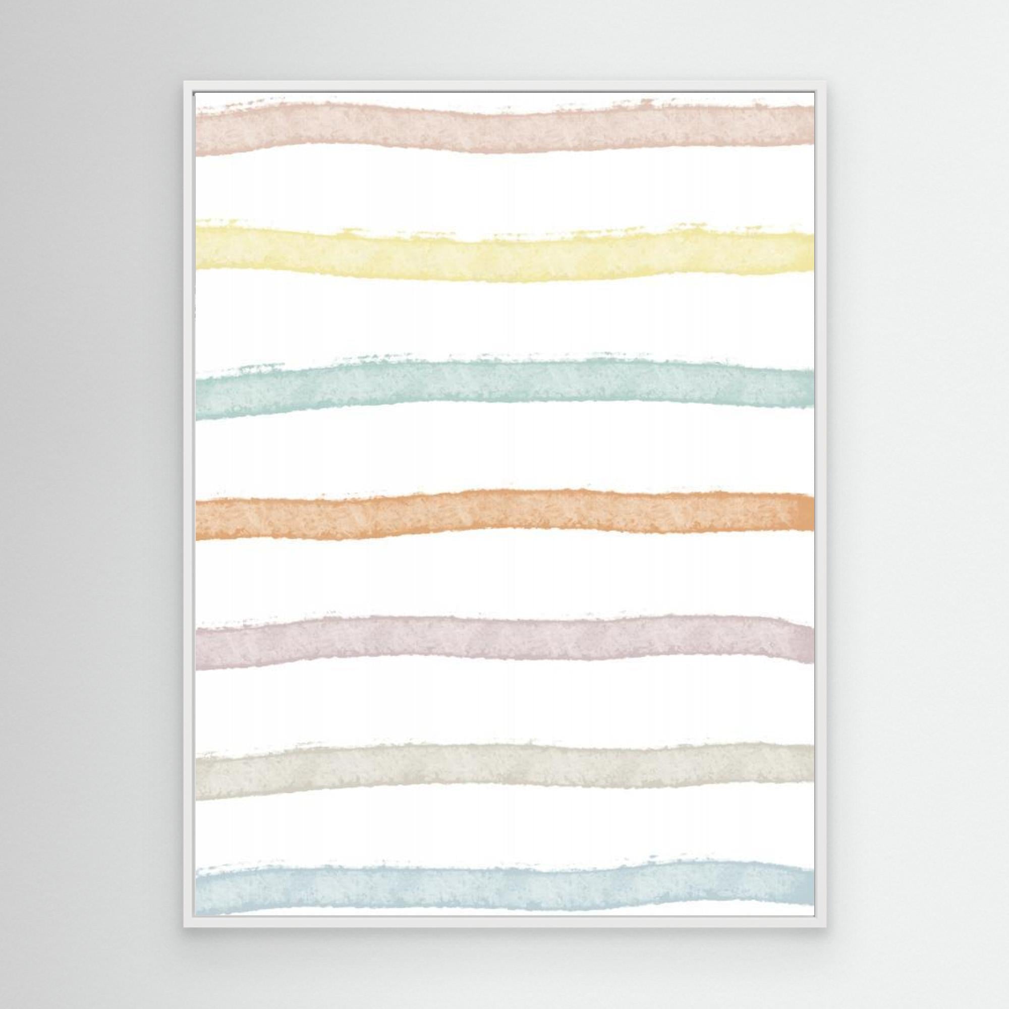 Colorful Lines by Uplusmestudio White