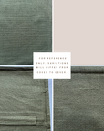 ** ARTISAN VARIATION ** Gávea Solid Color Pillow Cover | Forest Green
