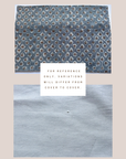** ARTISAN VARIATION ** Aster Floral Block Printed Pillow Cover | Blue, Brown | Lumbar (Copy)