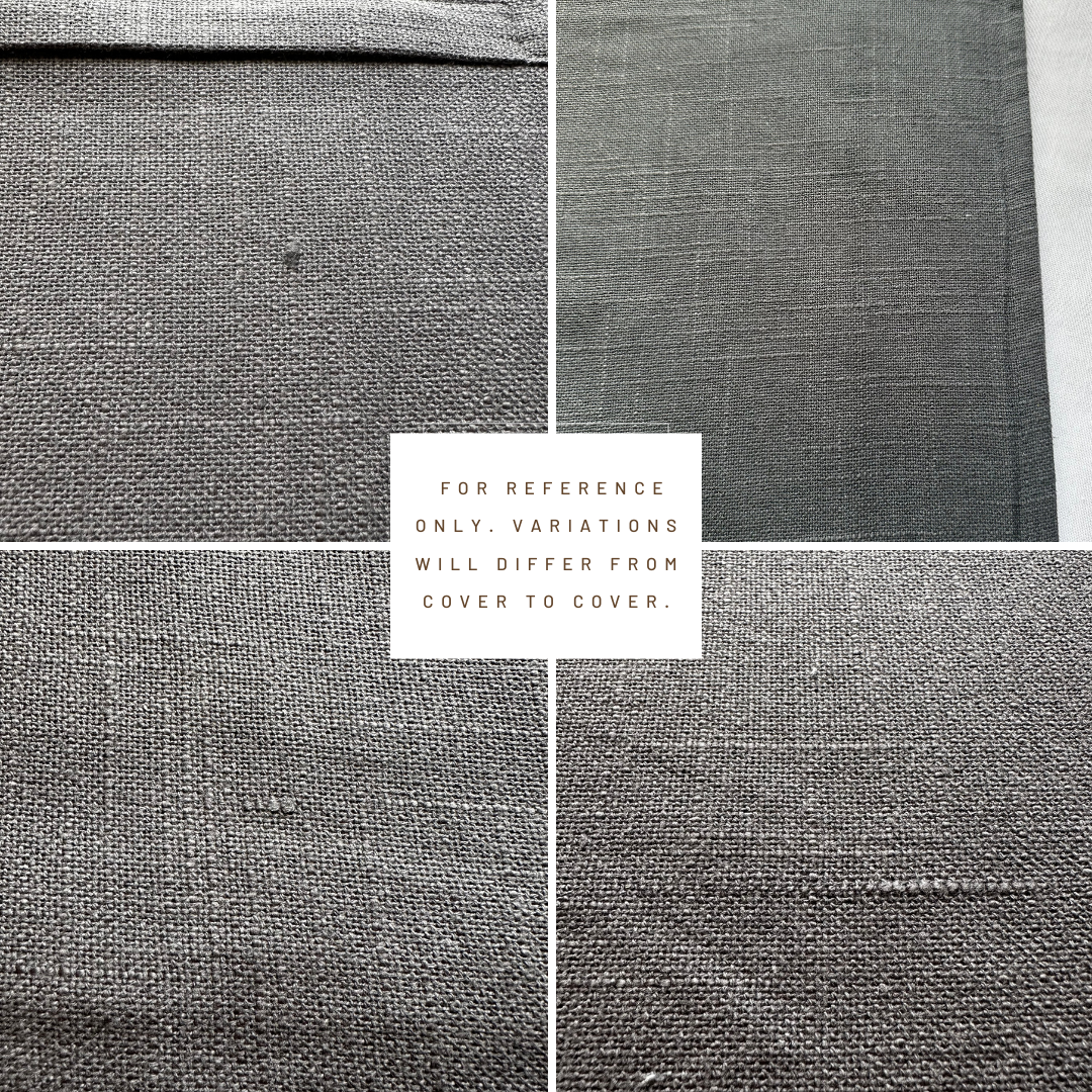 ** ARTISAN VARIATION ** Gávea Solid Color Pillow Cover | Charcoal Gray