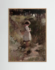 Among the Wildflowers Art Print Oak Nature No border