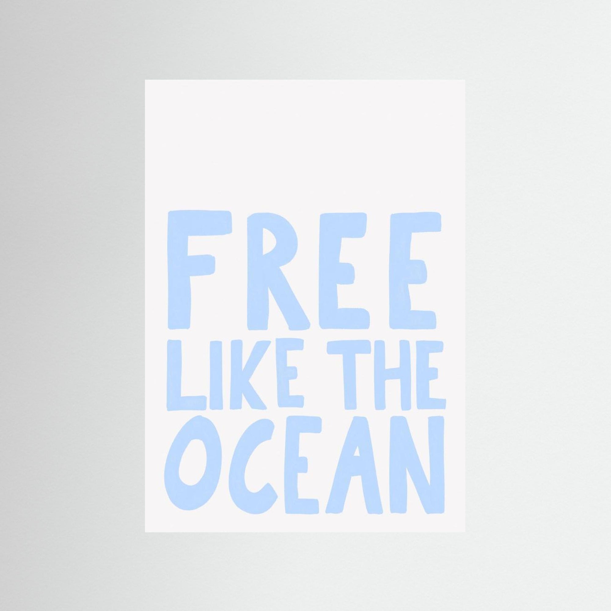 Free like the ocean by Athene Fritsch No Frame No border