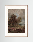 Autumn Landscape Art Print Oak Dark Freja