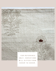 **ARTISAN VARIATION** Ella Floral Block Printed Pillow Cover | Lumbar