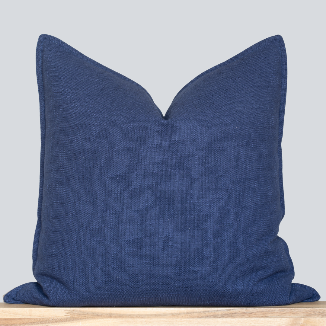 Noa Solid Pillow Cover | Blue