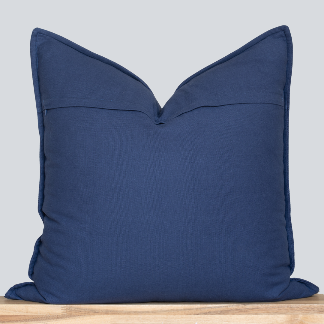 Noa Solid Pillow Cover | Blue