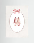 Pink Shoes Art Print | Girls Room & Nursery Wall Art No Frame