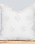 Arden Embroidered Pillow Cover | Natural