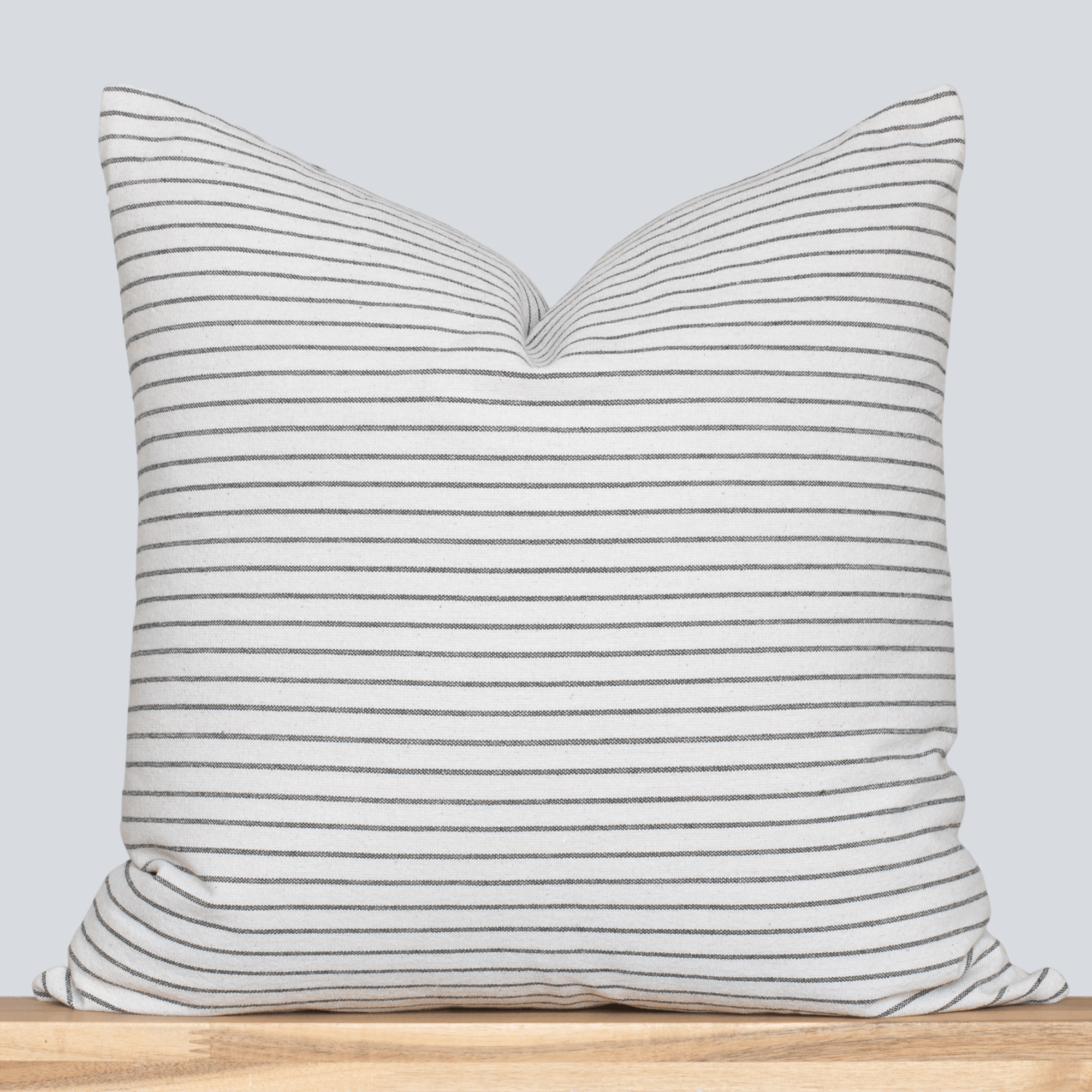 Fina Striped Pillow Cover | Cream, Black