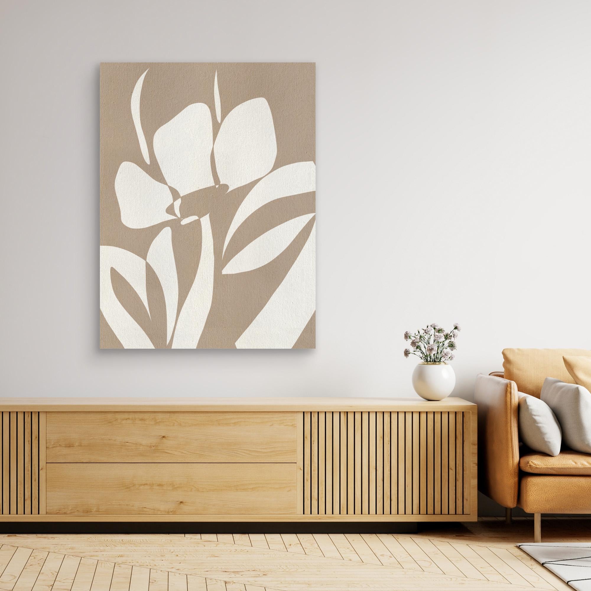 Muted Petals No 3 by Shatha Al Dafai