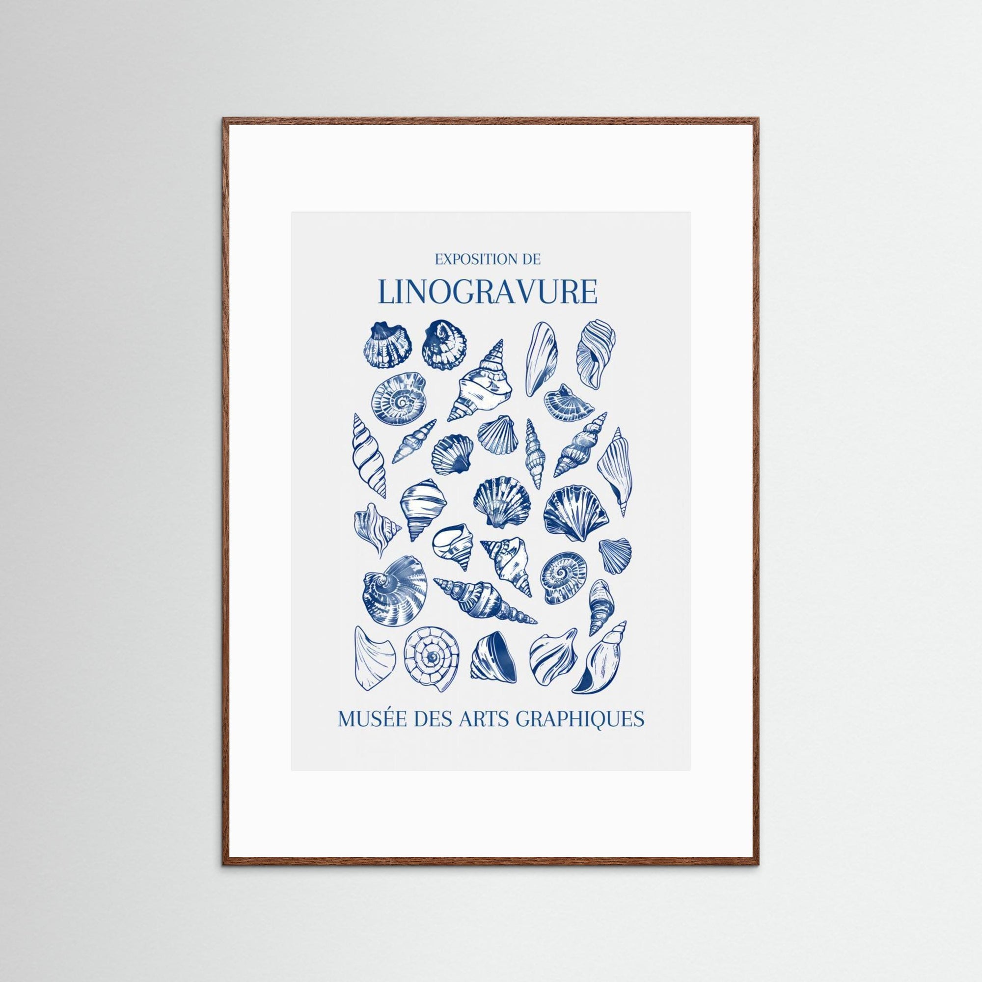 Lino Seashell Art Market by Jolly And Dash Oak Dark White