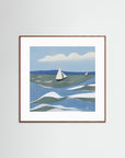 Rough Sea by Little Dean Oak Dark White