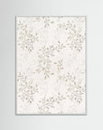 Neutral Botanical Wall Art | Kids Room & Nursery Decor White Wood