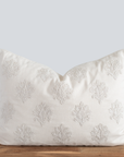 Arden Embroidered Pillow Cover | Natural | Lumbar
