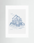 Nantucket Beachhouse by Jolly And Dash No Frame White