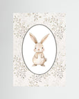 Neutral Bunny Wall Art | Children's Room & Nursery Decor No Frame