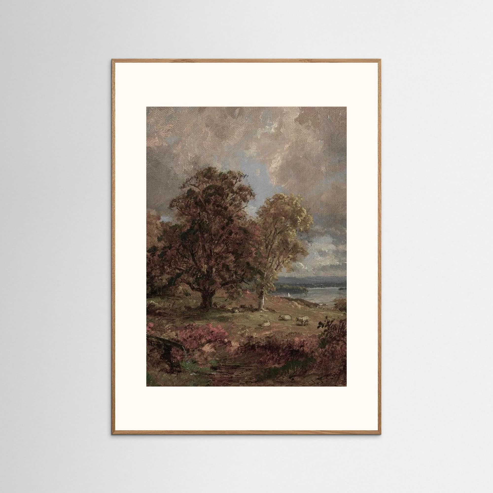 Autumn Landscape Art Print Oak Nature Freja