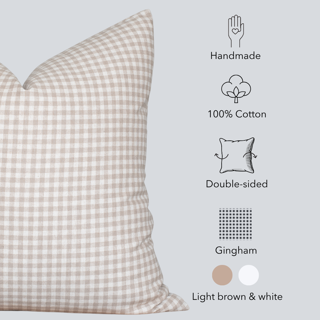 Catalina Pillow Cover | Beige