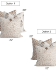 Lenox Pillow Combination | Set of Three Pillow Covers
