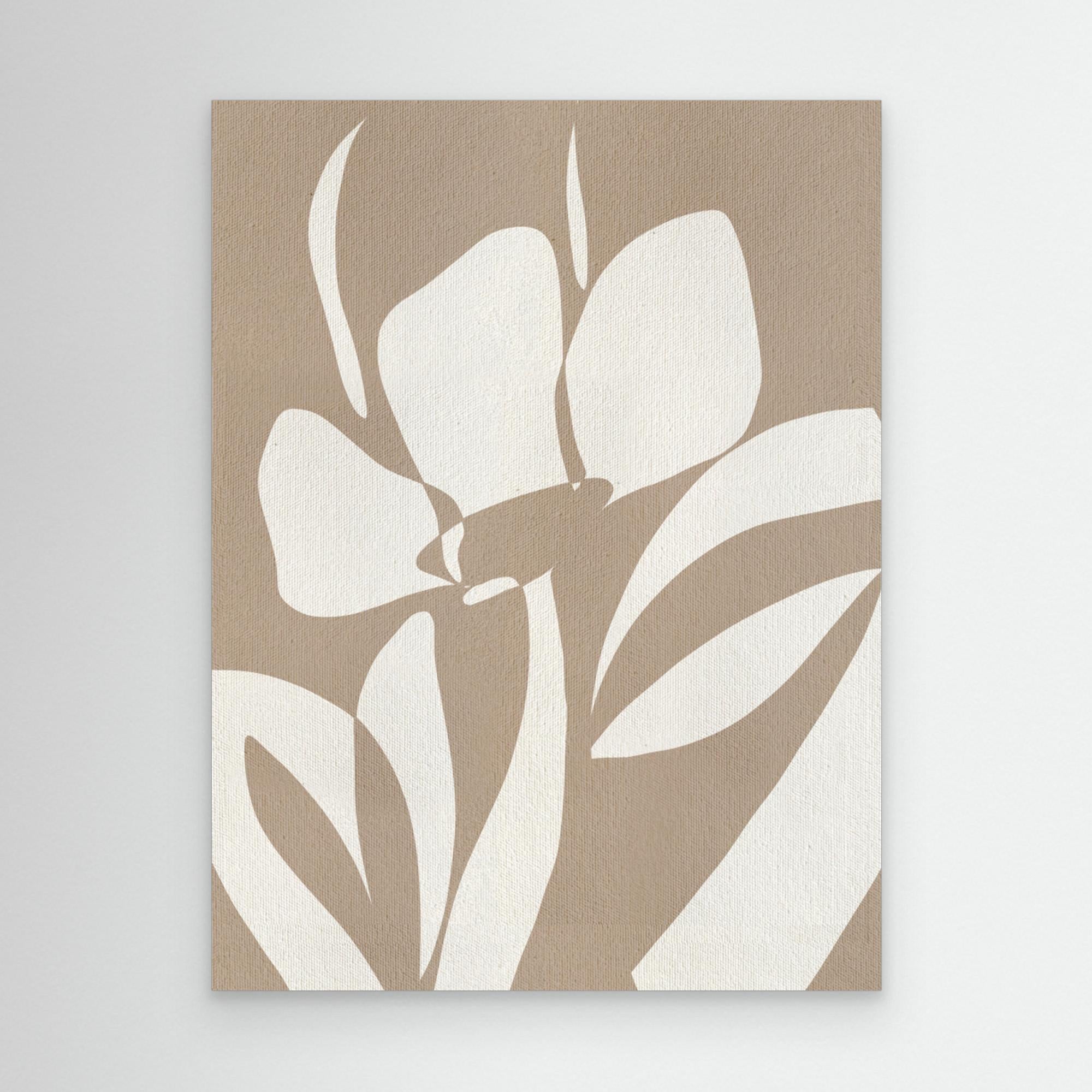 Muted Petals No 3 by Shatha Al Dafai No Frame