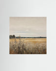 Neutral Field Landscape Art Print No Frame No border