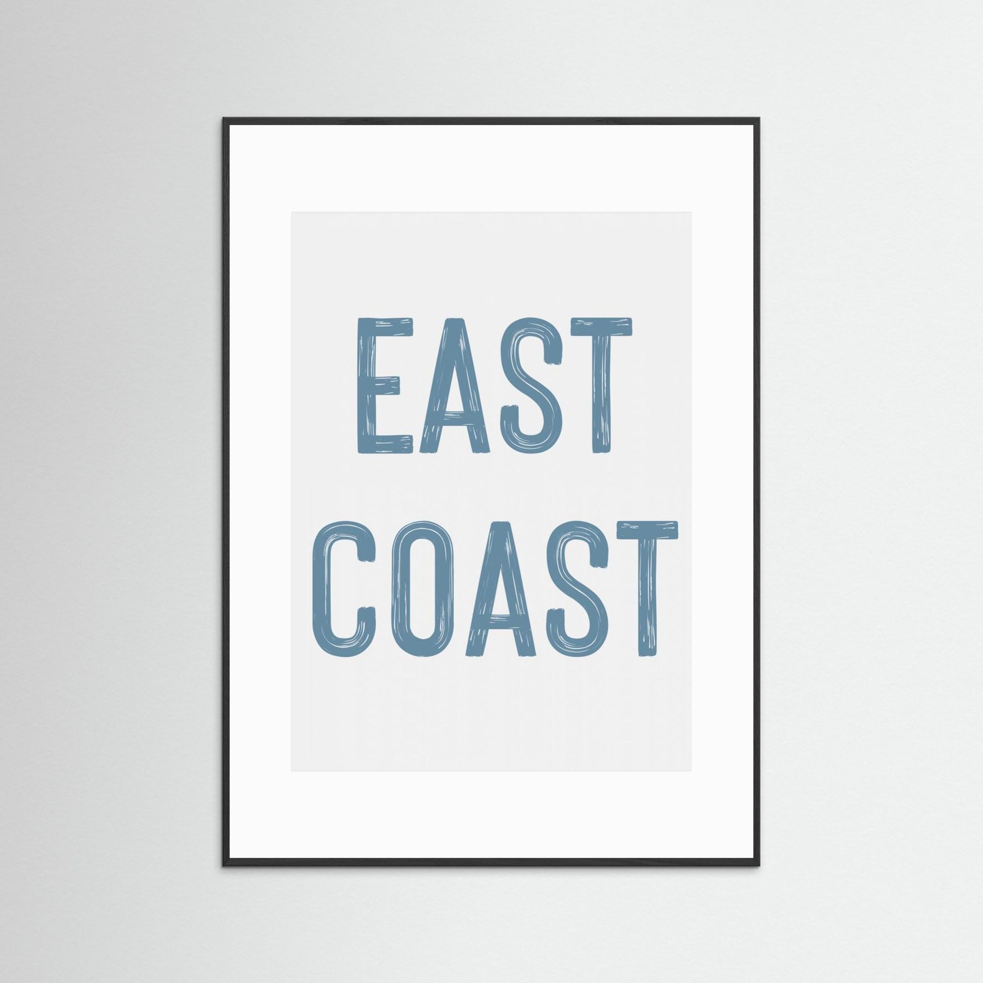 East Coast - Vertical by Jolly And Dash Black Wood White