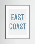 East Coast - Vertical by Jolly And Dash Black Wood White