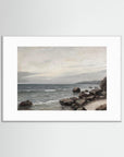 Ocean Seascape Fine Art Print White Wood White