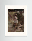 Among the Wildflowers Art Print Oak Nature Freja