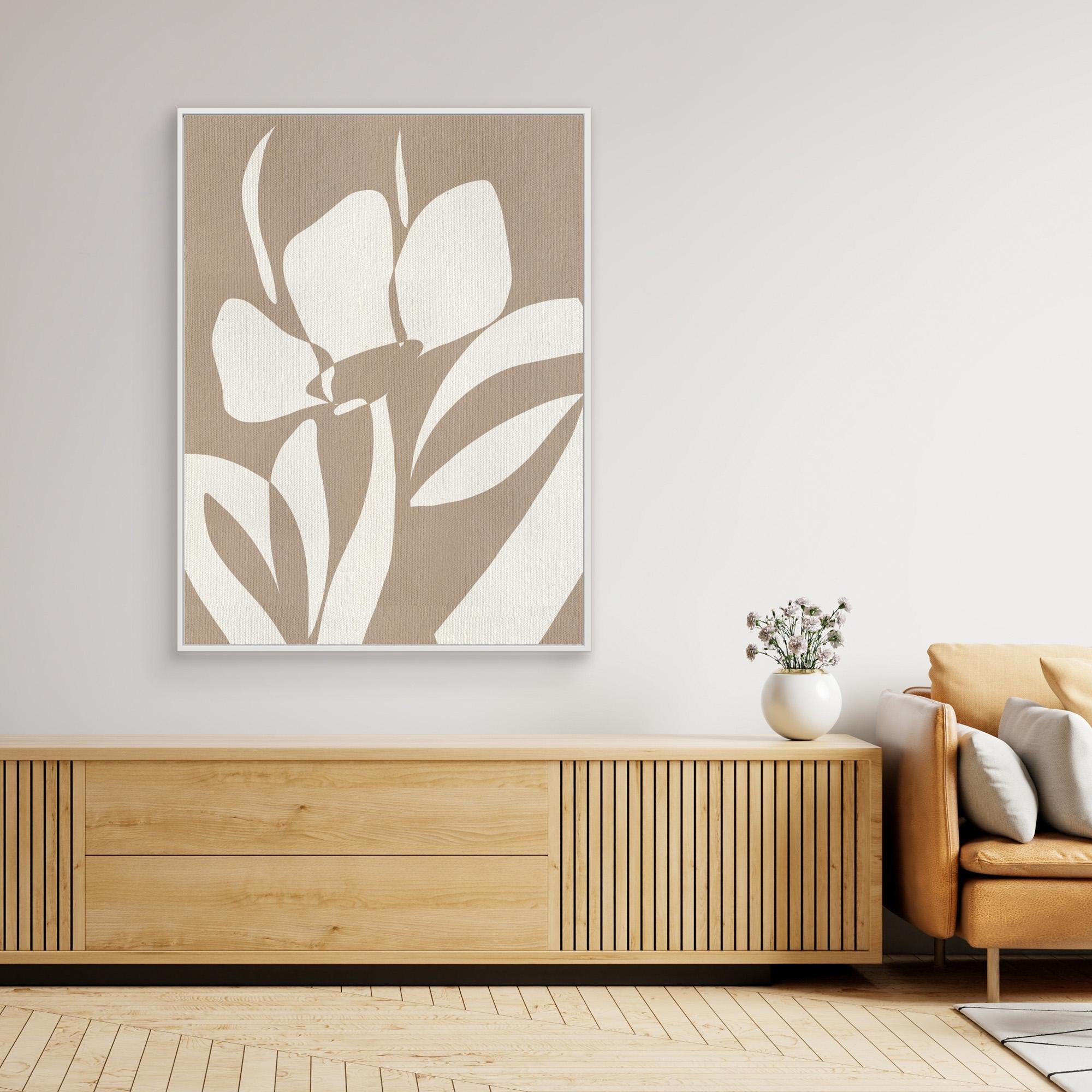 Muted Petals No 3 by Shatha Al Dafai