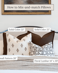 Margot Bed Pillow Combination | Set of Four Pillow Covers