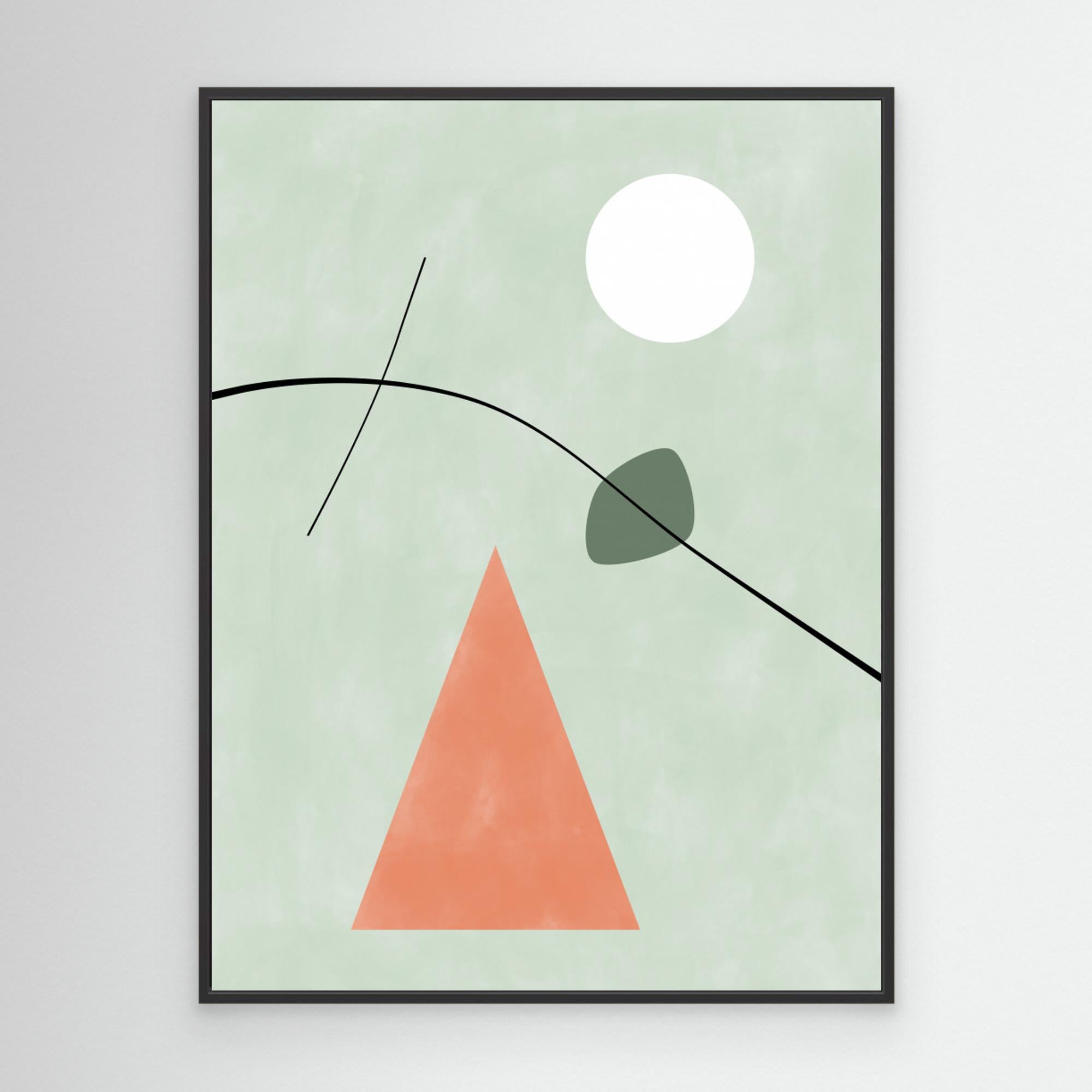 3x4 Aspectratio Pinkgreen24 by Elena Ristova Black