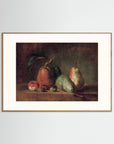 Pears Still Life Painting Art Print Oak Nature Freja