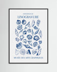 Lino Seashell Art Market by Jolly And Dash Black Wood No border